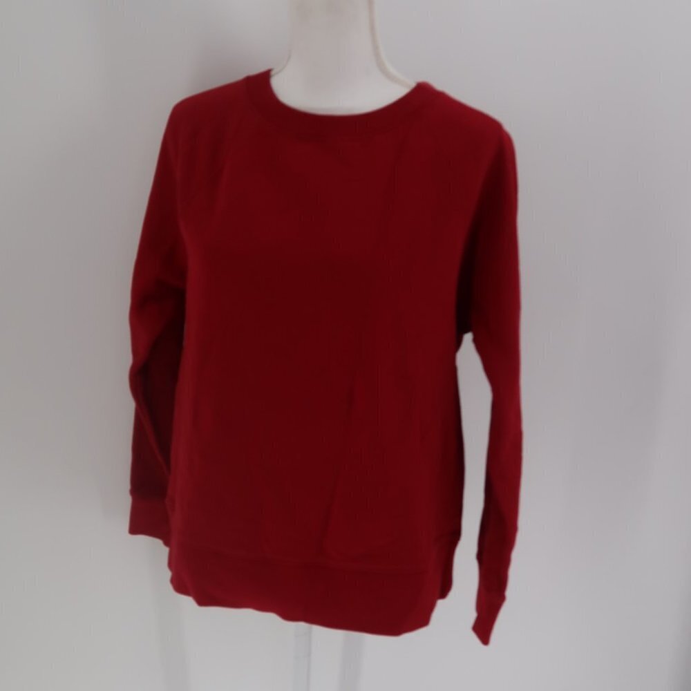 Banana Republic Red Pullover Sweatshirt Size Large - Picture 1 of 5